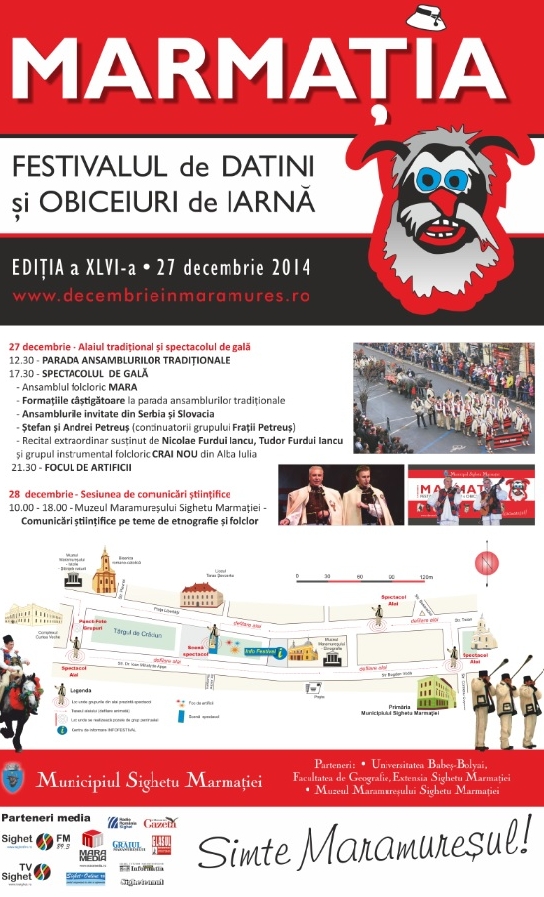 Festivalul de datini şi obiceiuri de iarnă Marmaţia 2014 27-28 Decembrie - Sighetu Marmaţiei